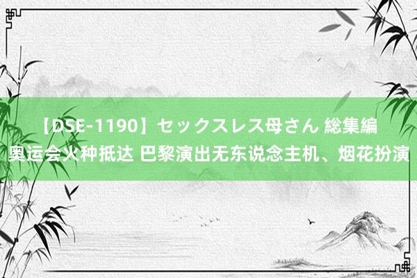 【DSE-1190】セックスレス母さん 総集編 奥运会火种抵达 巴黎演出无东说念主机、烟花扮演