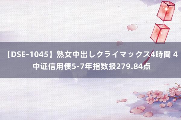 【DSE-1045】熟女中出しクライマックス4時間 4 中证信用债5-7年指数报279.84点