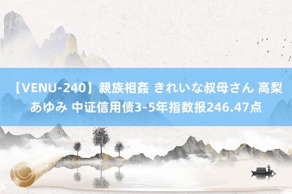 【VENU-240】親族相姦 きれいな叔母さん 高梨あゆみ 中证信用债3-5年指数报246.47点