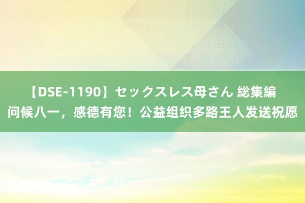 【DSE-1190】セックスレス母さん 総集編 问候八一，感德有您！公益组织多路王人发送祝愿