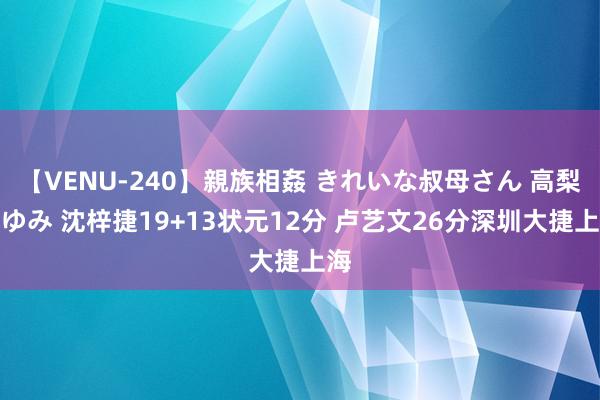 【VENU-240】親族相姦 きれいな叔母さん 高梨あゆみ 沈梓捷19+13状元12分 卢艺文26分深圳大捷上海