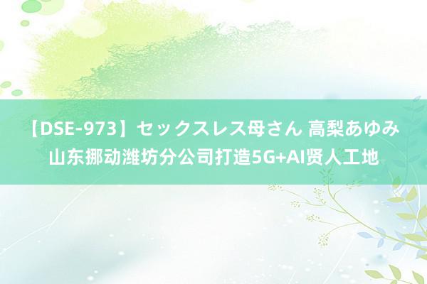 【DSE-973】セックスレス母さん 高梨あゆみ 山东挪动潍坊分公司打造5G+AI贤人工地