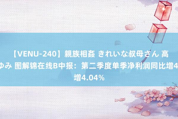 【VENU-240】親族相姦 きれいな叔母さん 高梨あゆみ 图解锦在线B中报：第二季度单季净利润同比增4.04%