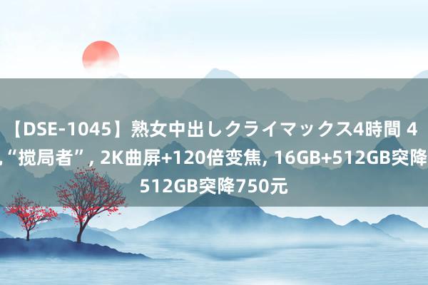 【DSE-1045】熟女中出しクライマックス4時間 4 高端机“搅局者”, 2K曲屏+120倍变焦, 16GB+512GB突降750元